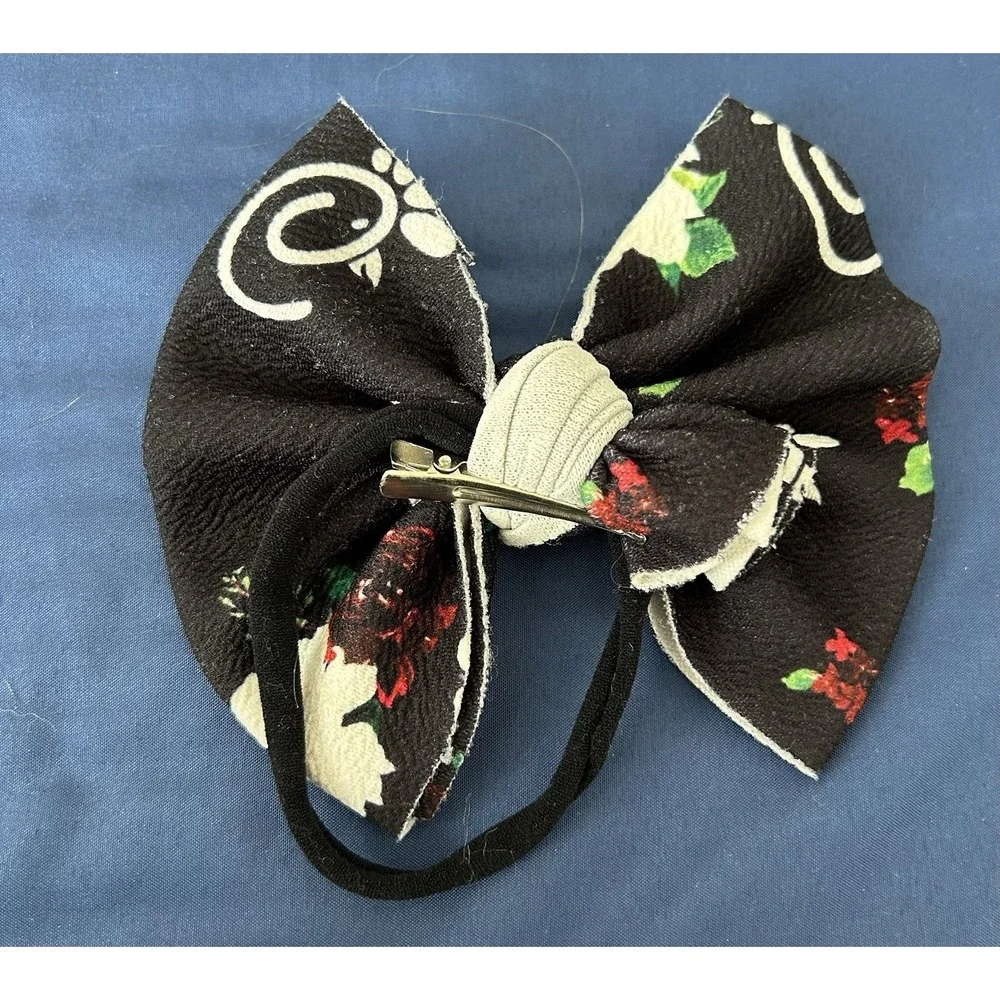 Lot 2 Chic Fil-A‎ Cow Hair Bows Eat More Chicken Baby Girls Animal Soft Headband